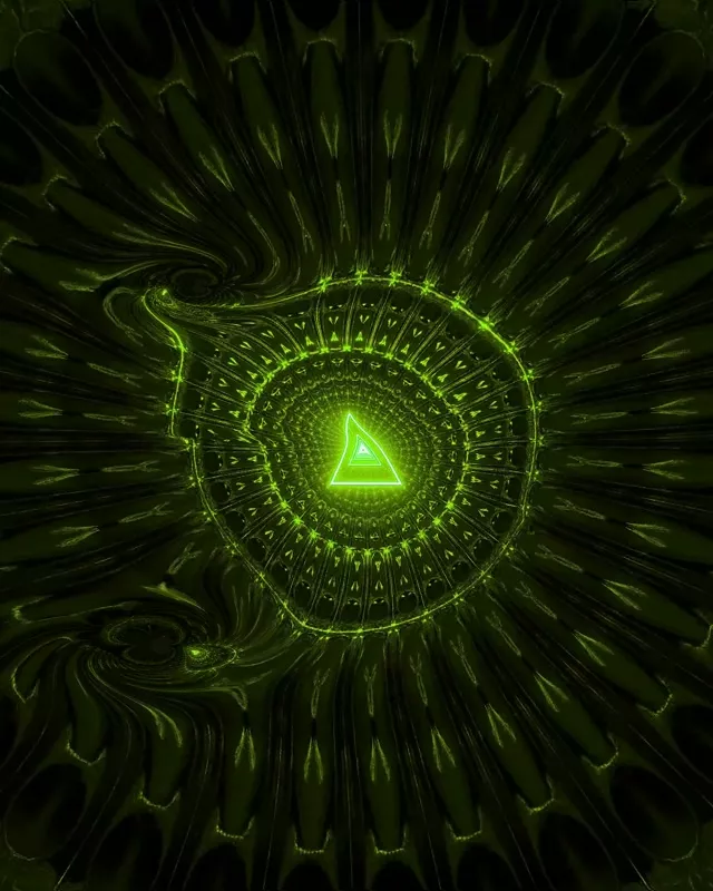 4:5 Portrait 60fps Screensaver Neon Tunnel Pulsing Geometric Vortex VJ Clip