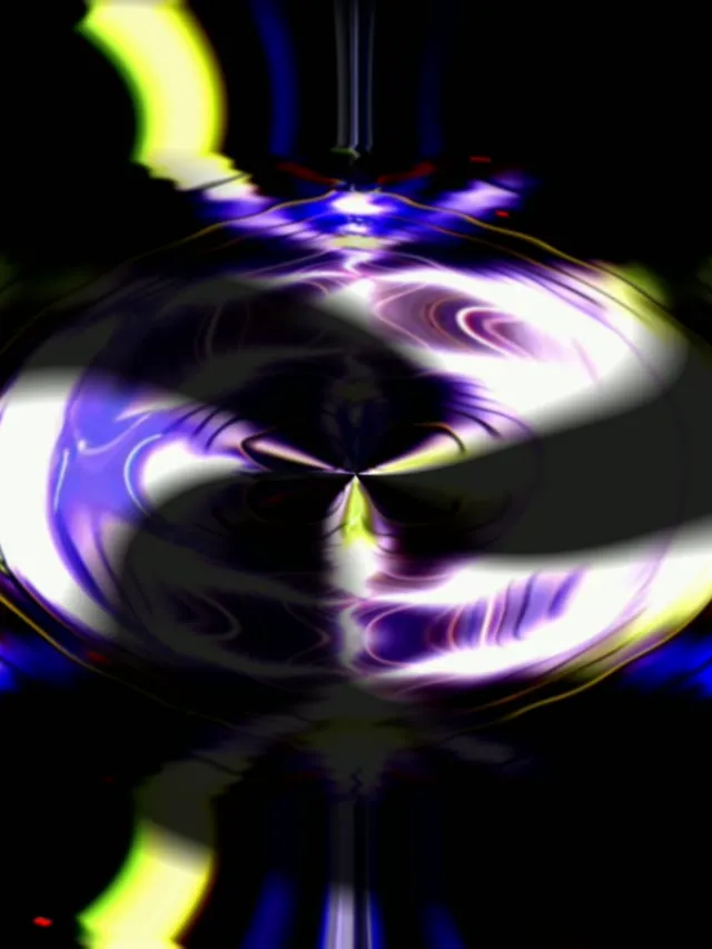 Neon Tunnel Pulsating Vortex 3:4 iPad 60fps Screensaver Loop