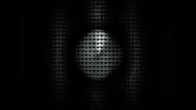 4K abstract pulsing orb motion background with dynamic geometric pattern