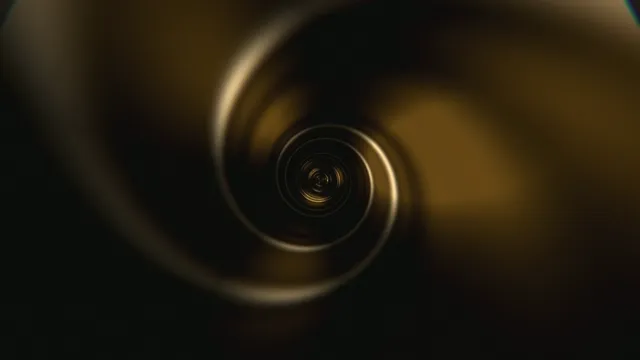 4K abstract spiral tunnel motion background for video editing