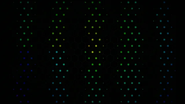 4K animated grid particles looping motion background for broadcast