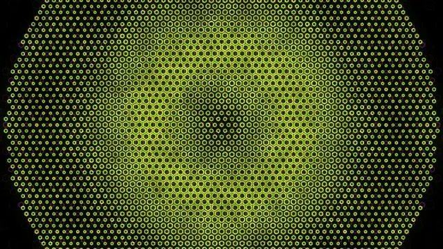 4K animated hexagon grid motion background for broadcast and video editing