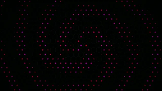 4K animated neon dot particles looping background for video edits