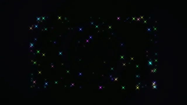 4K animated neon star particles flowing seamless looping background