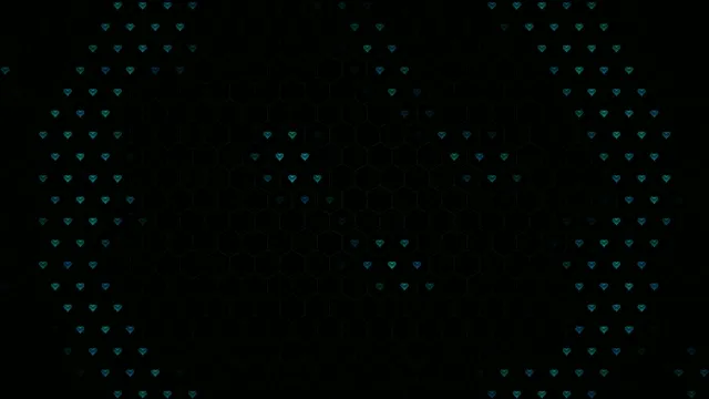 4K Cyan Hearts Floating Motion Background Loop