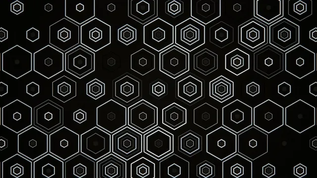 4K hexagon geometric pattern motion background for broadcast