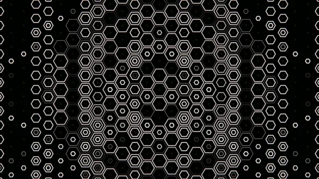 4K hexagon honeycomb motion background for broadcast and presentations
