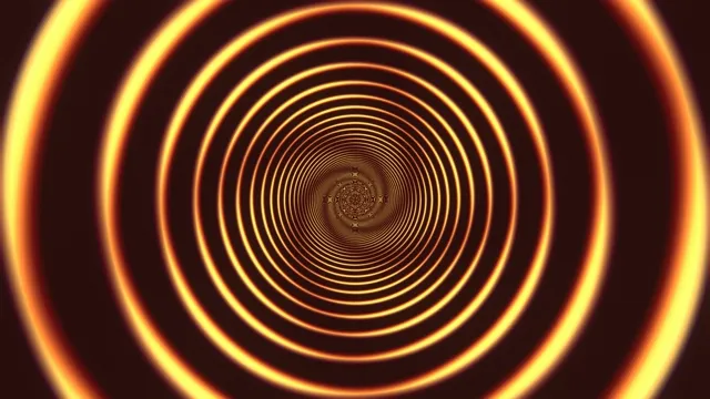 4K hypnotic concentric circles tunnel motion background