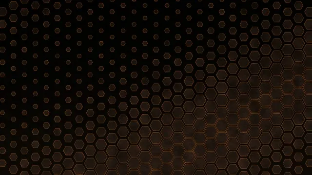 4K UHD 60FPS Brown Hexagon to Circle Grid VJ Loop
