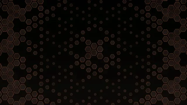 4K UHD 60fps Copper Hexagon Screensaver Windows 11 VJ Loop