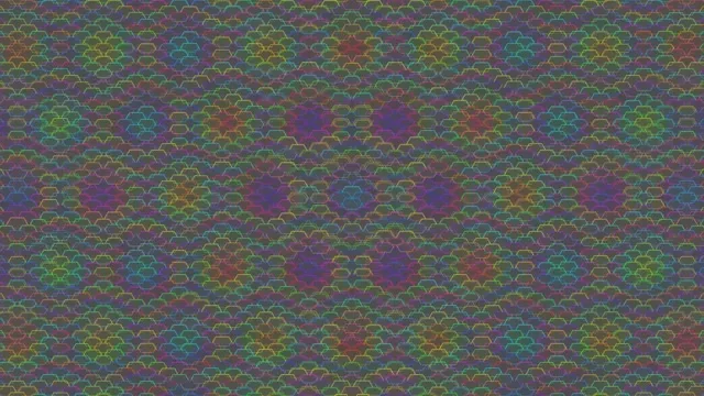 4K UHD 60FPS Hexagon Kaleidoscope Screensaver Windows 10 - VJ Loop