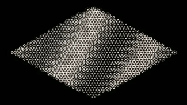 4K UHD 60FPS Hexagon Kaleidoscope Screensaver Windows 10 VJ Loop