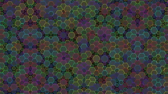 4K UHD 60FPS Hexagon Kaleidoscope Screensaver Windows 10 | VJ Loop Neon