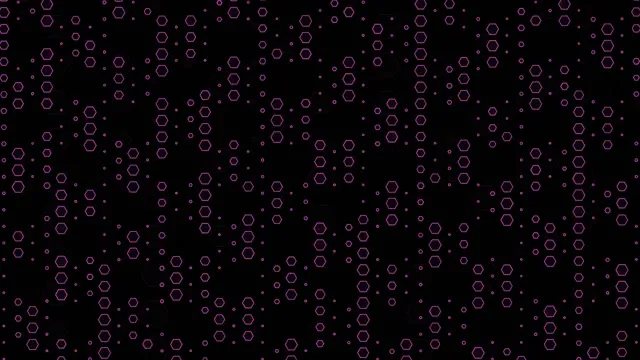 4K UHD 60fps Hexagon Screensaver | Neon VJ Loop Motion Background