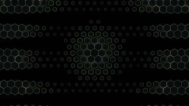 4K UHD 60fps Hexagon Screensaver PC - Pulsing Gray VJ Loop