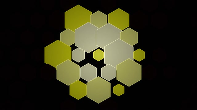 10 hours 4K UHD 60fps Hexagon Screensaver Windows 11 VJ Loop