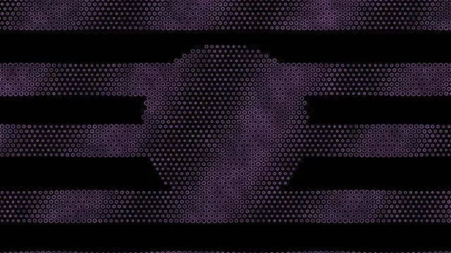 4K UHD 60fps Hexagon Vortex Screensaver | VJ Loop Motion Background