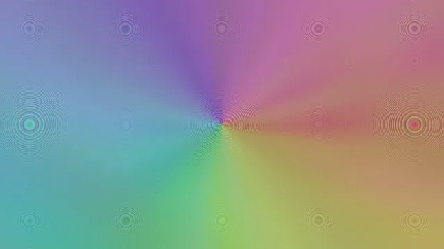 4K UHD 60FPS Kaleidoscope Screensaver Windows 10 | VJ Loop Neon Circles Rainbow Gradient