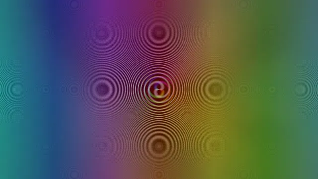 4K UHD 60fps Magenta Cyan Gold Spiral Pulsing Screensaver VJ Loop