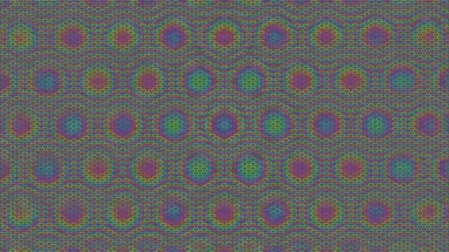 4K UHD 60fps Magenta Cyan Hexagon Kaleidoscope Pulsing Screensaver VJ Loop