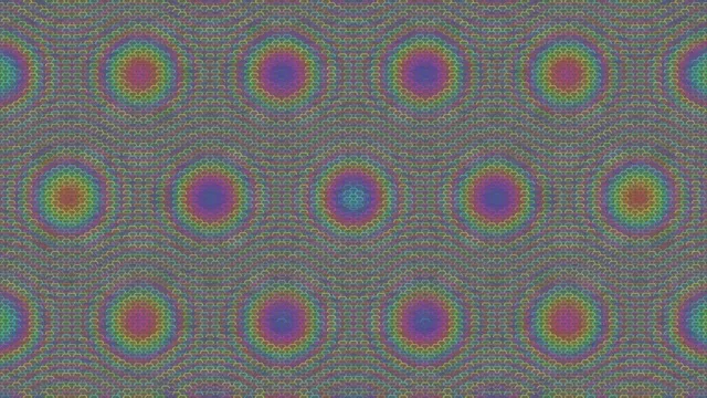 4K UHD 60fps Magenta Cyan Hexagon Kaleidoscope Pulsing VJ Loop Screensaver