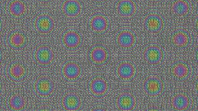 4K UHD 60fps Magenta Cyan Hexagon Pulsing Kaleidoscope Screensaver VJ Loop