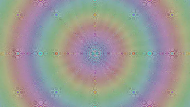 4K UHD 60fps Magenta Cyan Spiral Kaleidoscope Screensaver PC VJ Loop