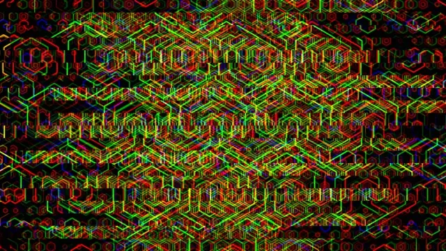 10 hours 4K UHD 60fps Neon Hexagon Kaleidoscope Screensaver Windows 10