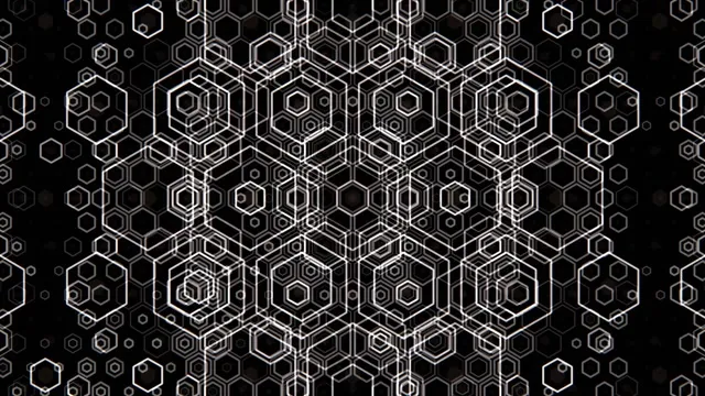 10 hours 4K UHD 60fps Neon Hexagon Kaleidoscope Screensaver Windows 11
