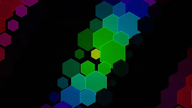 10 hours 4K UHD 60fps Neon Hexagon Screensaver PC - VJ Loop