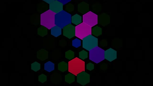 10 hours 4K UHD 60fps Neon Hexagon Screensaver Windows 10 VJ Loop