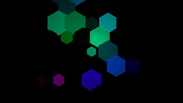 10 hours 4K UHD 60fps Neon Hexagon Screensaver Windows 10 VJ Loop