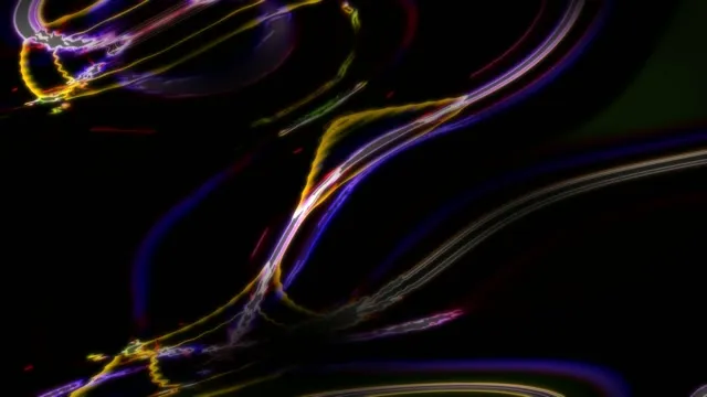 4K UHD 60FPS Neon Light Trails Abstract VJ Loop | Colorful Glowing Waves