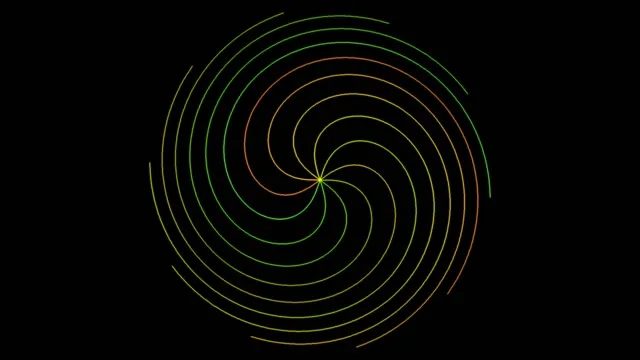 10 hours 4K UHD 60fps Neon Spiral Screensaver Windows 10 VJ Loop