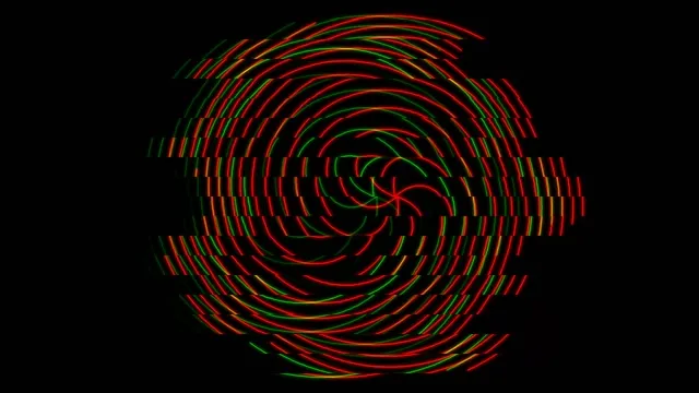10 hours 4K UHD 60fps Neon Spiral Screensaver Windows 11 VJ Loop