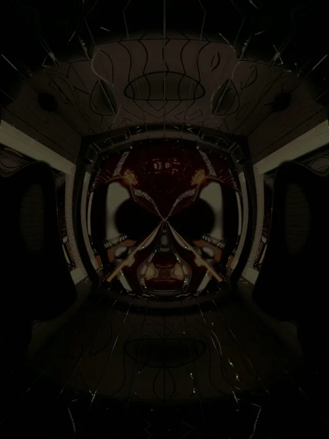 Neon Tunnel VJ Loop 3:4 iPad Portrait 60fps Screensaver Geometric Vortex