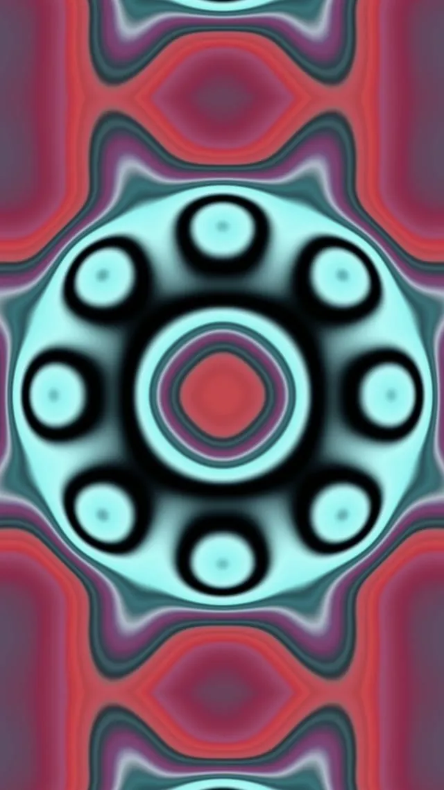 neon tunnel 9:16 reels 60fps screensaver red geometric vortex motion background