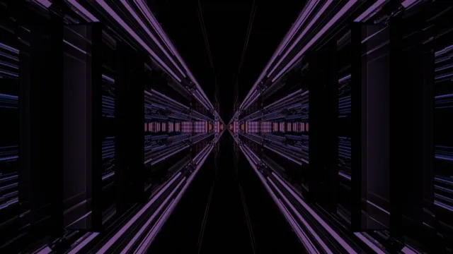 4K UHD 60FPS Neon Tunnel Screensaver PC VJ Loop