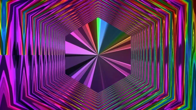 4K UHD 60FPS Neon Tunnel Screensaver PC - VJ Loop
