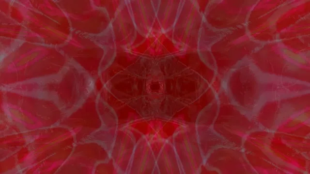 4k uhd 60fps neon tunnel screensaver red kaleidoscope vj loop