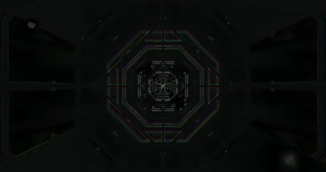 4K UHD 60FPS Neon Tunnel Screensaver VJ Loop - Colorful