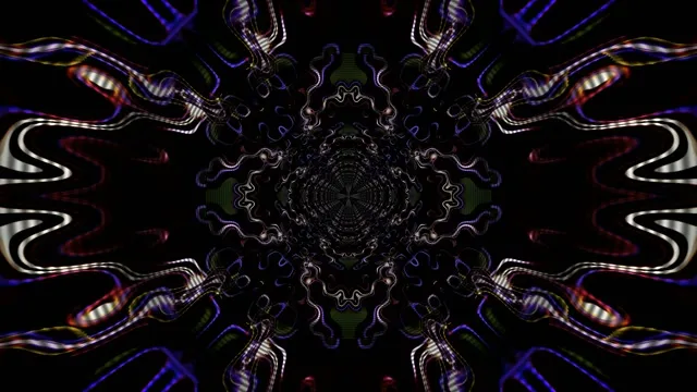 4K UHD 60fps Neon Tunnel Screensaver Windows 10 VJ Loop