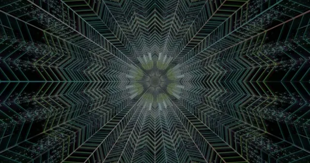 4K UHD 60fps neon tunnel screensaver windows 11 VJ loop