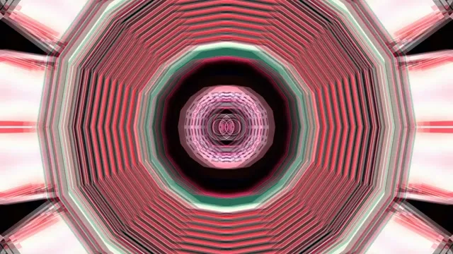 # 4K UHD 60FPS Pink Geometric Tunnel Loop VJ Background