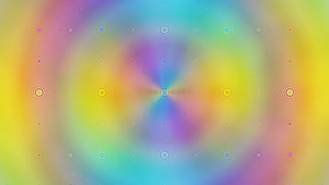 4K UHD 60fps Pulsing Cyan & Magenta Concentric Circles Screensaver VJ Loop