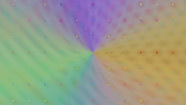 4K UHD 60fps Pulsing Magenta Cyan Gold Concentric Circles Screensaver VJ Loop