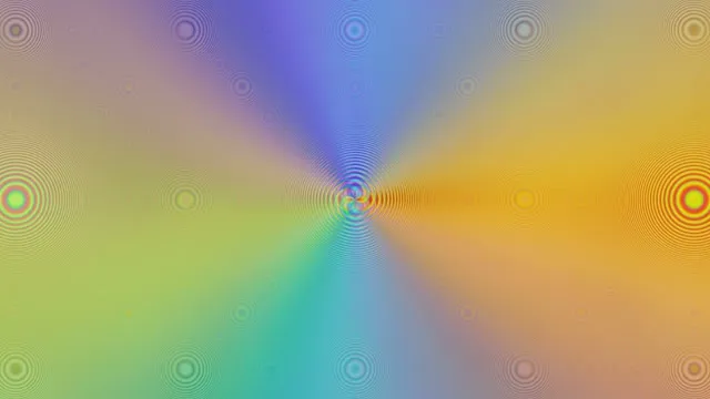 4K UHD 60fps Pulsing Neon Concentric Circles Screensaver VJ Loop