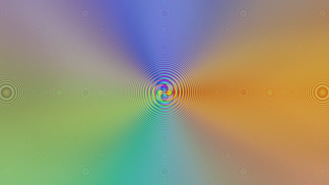 4K UHD 60fps Rainbow Spiral Screensaver VJ Loop - Pulsing Neon