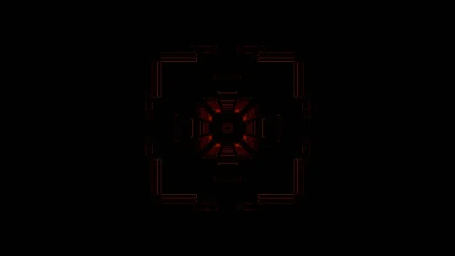 # 4K UHD 60FPS Red Geometric Shapes VJ Loop Animation