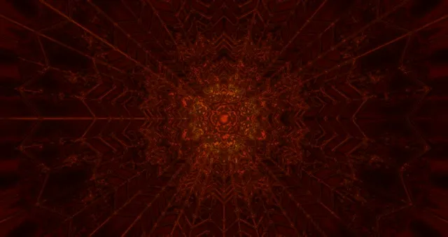 4K UHD 60FPS Red Neon Tunnel Screensaver PC VJ Loop
